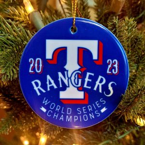 Rangers 2023 World Series Champions Ornament