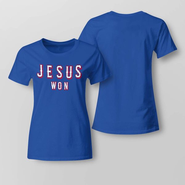Jesus Won Rangers Shirt