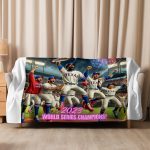 Rangers 2023 World Series Champions Blanket