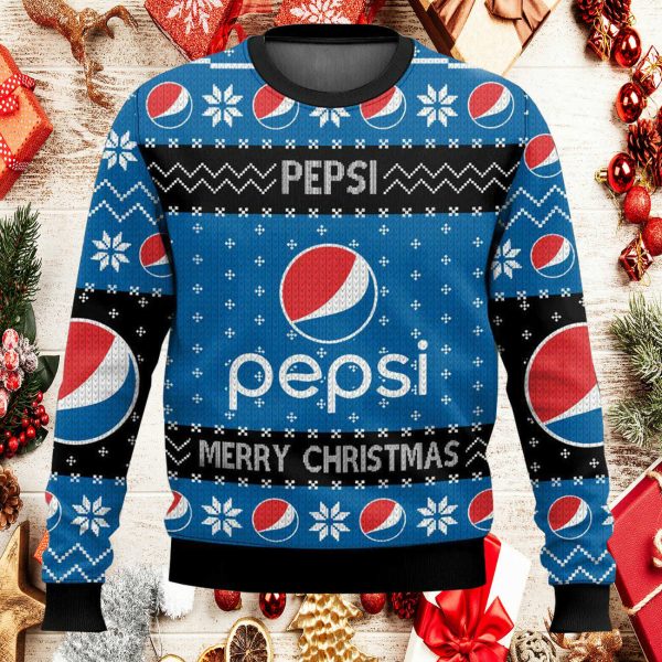 Soda Pepsi Drinks Ugly Christmas Sweater