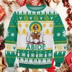 The Big Lebowski Abide Ugly Christmas Sweater