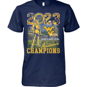 2023 Duke's Mayo Bowl Champions West Virginia Mountaineers Shirt