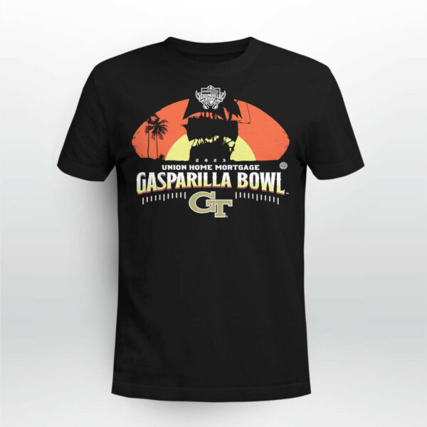 2023 Union Home Mortgage Gasparilla Bowl Georgia Tech Yellow Jackets Shirt