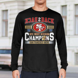 49ers Back To Back 2023 NFC West Division Champions Shirt3