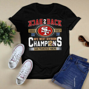 49ers Back To Back 2023 NFC West Division Champions Shirt565