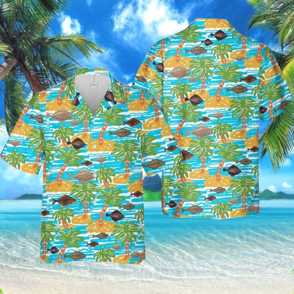 Alaska Halibut Hawaiian Shirt