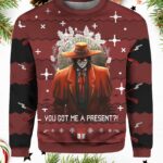 Alucard Hellsing Ugly Christmas Sweater