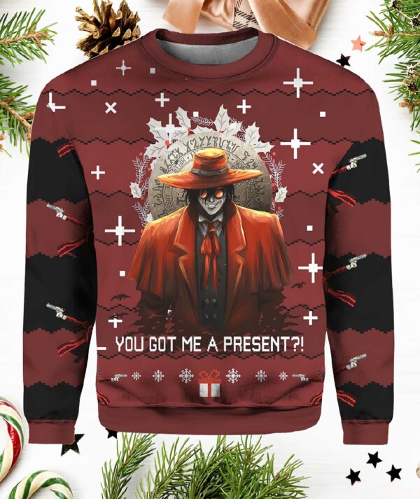 Alucard Hellsing Ugly Christmas Sweater