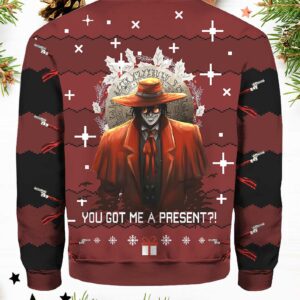 Alucard Hellsing Ugly Christmas Sweater