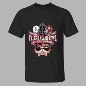 Arizona Wildcats vs. Oklahoma Sooners 2023 Alamo Bowl Matchup Shirt