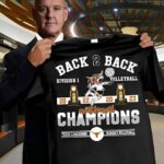 Back To Back Division I Volleyball 2022 – 2023 National Champions Longhorns Womens Volleyball Shirt