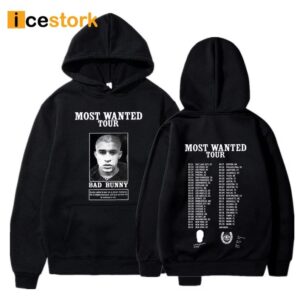 Bad Benito Most Wanted Tour 2024 Shirt