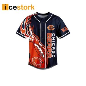 Bear Down Custom Name Baseball Jersey