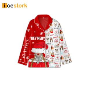 Bey Mery Beyonce Merry Christmas Pajamas Set