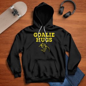 Boston Goalie Hugs Shirt