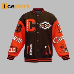 Browns Dawg Pound Baseball Jacket