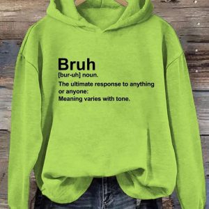 Bruh Definition Hoodie