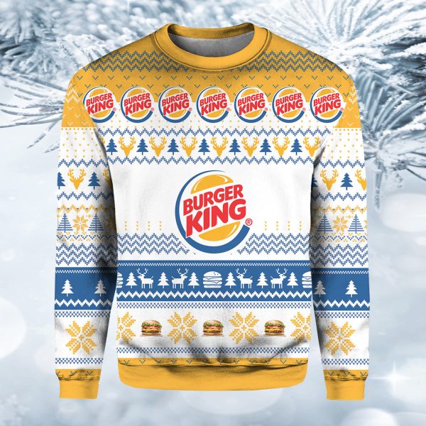 Burger King Ugly Christmas Sweater