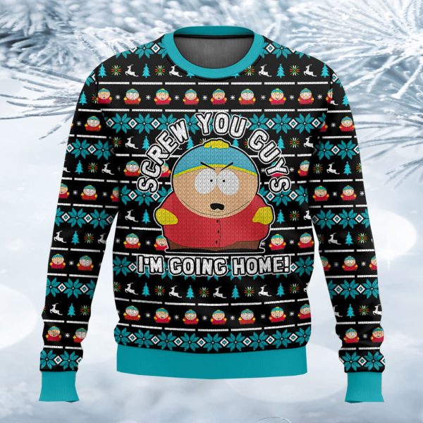 Cartman Screw You Guys I’m Going Home Ugly Sweater