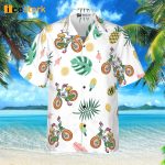 Cartoon Cycling Hawaiian Shirt