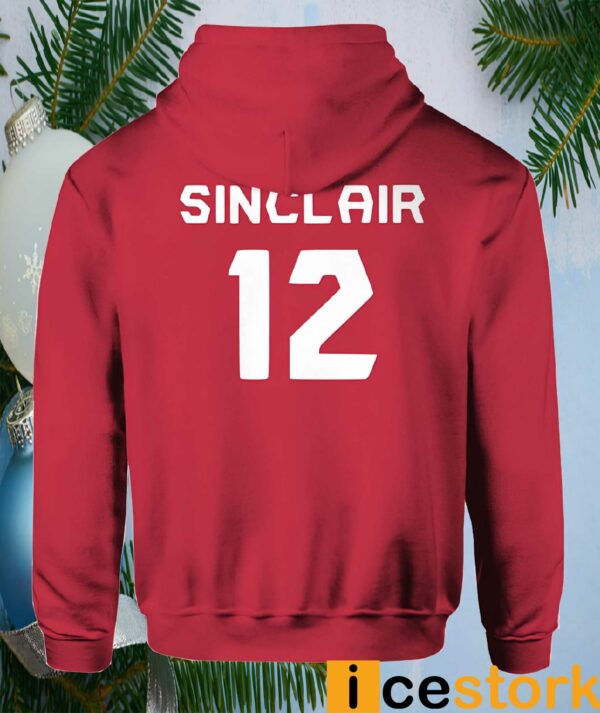 Christine Sinclair Red Canada Soccer GOAT Hoodie