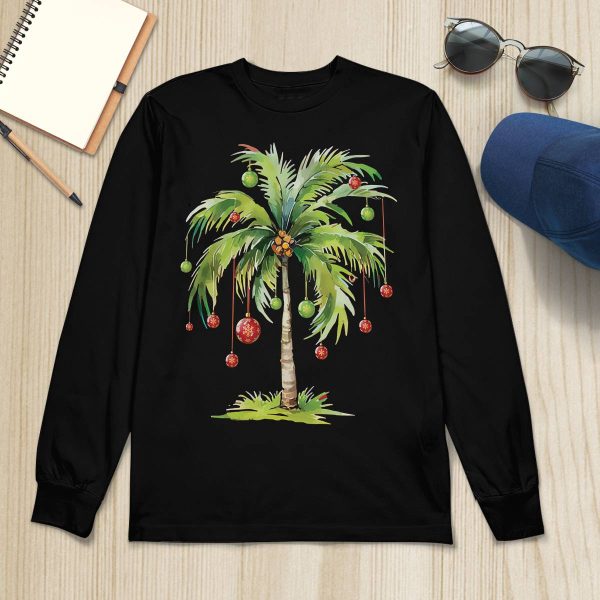 Christmas Palm Tree Ornament Christmas Tree Shirt