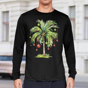 Christmas Palm Tree Ornament Christmas Tree Shirt