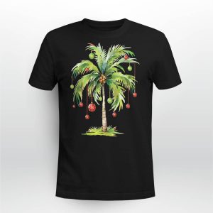 Christmas Palm Tree Ornament Christmas Tree Shirt