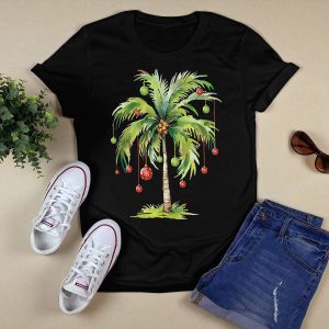 Christmas Palm Tree Ornament Christmas Tree Shirt