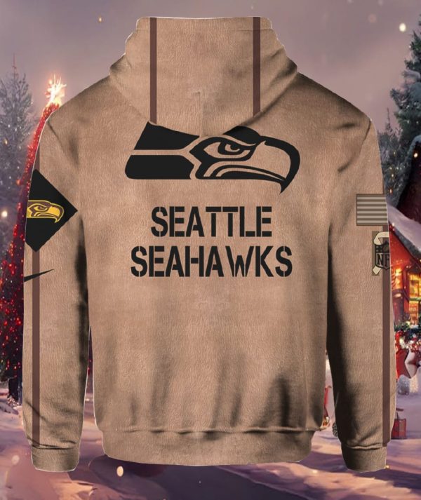 Coach Pete Carroll Salute To Service Hoodie Veterans 2023