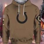 Colts Salute To Service Veterans Day Brown Hoodie