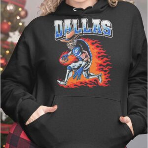 Cowboys Flaming Skeleton Player Shirt