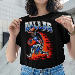 Cowboys Flaming Skeleton Player Shirt