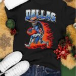 Cowboys Flaming Skeleton Player Shirt