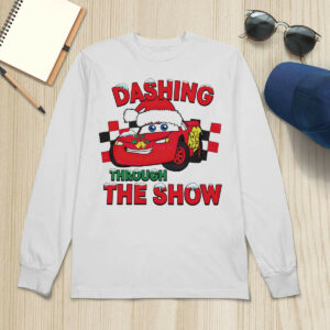 Dashing Through The Snow Lightning McQueen Shirt12