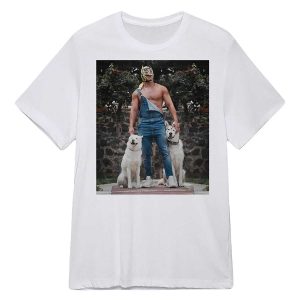 Dragon Lee With His Dogs Photo Shirt2