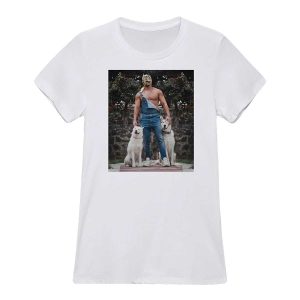 Dragon Lee With His Dogs Photo Shirt4