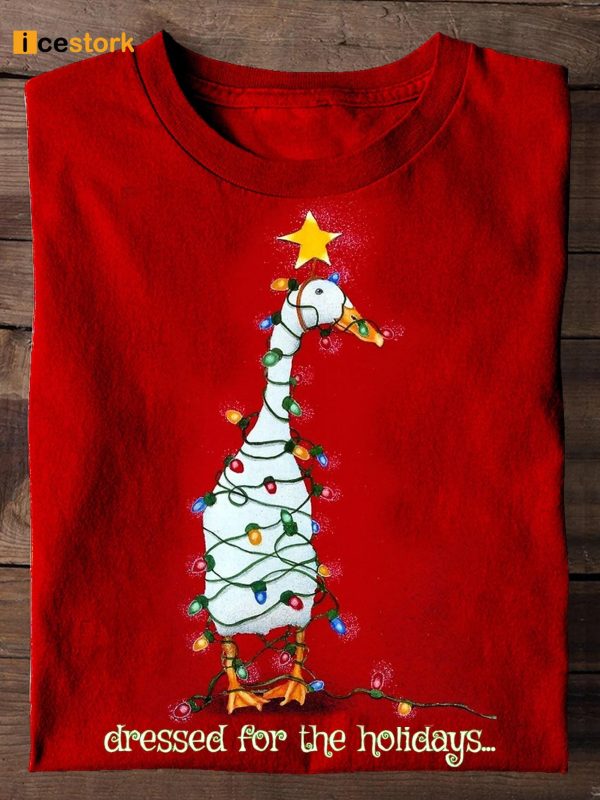 Duck Dressed For The Holidays Christmas Shirt