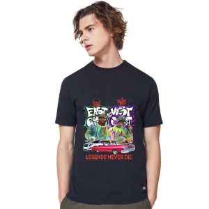 East Coast Vs West Coast Legends Never Die Shirt