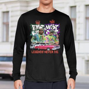 East Coast Vs West Coast Legends Never Die Shirt