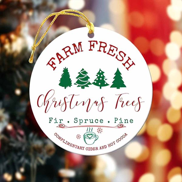 Farm Fresh Christmas Tree Ornament