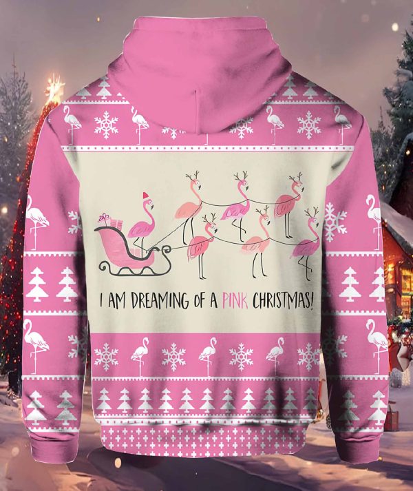 Flamingo I’m Dreaming Of A Pink Christmas Sweater