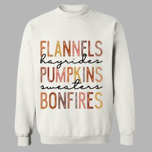 Flannel Pumpkin Bonfire Sweatshirt