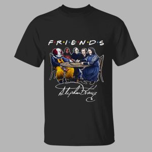 Friends Stephen King Horror Characters Signature Shirt