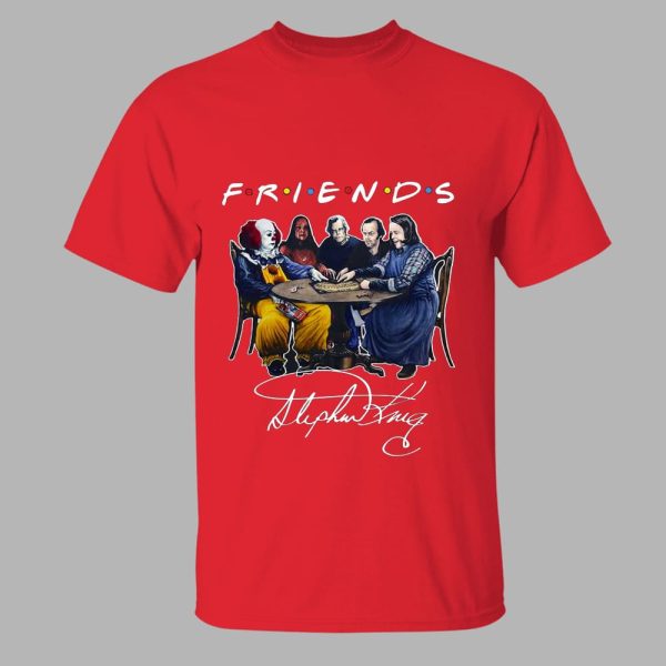Friends Stephen King Horror Characters Signature Shirt