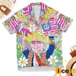 Funny Hippie Trump Meme Hawaiian Shirt