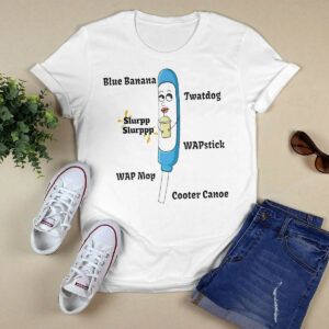 Funny Nurse blue banana twatdog slurpp slurppp WAPstick shirt 456