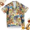 Geometric Giraffe Hawaiian Shirt