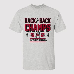 Georgia Football Back To Back Champs Shirt