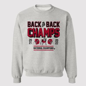 Georgia Football Back To Back Champs Shirt